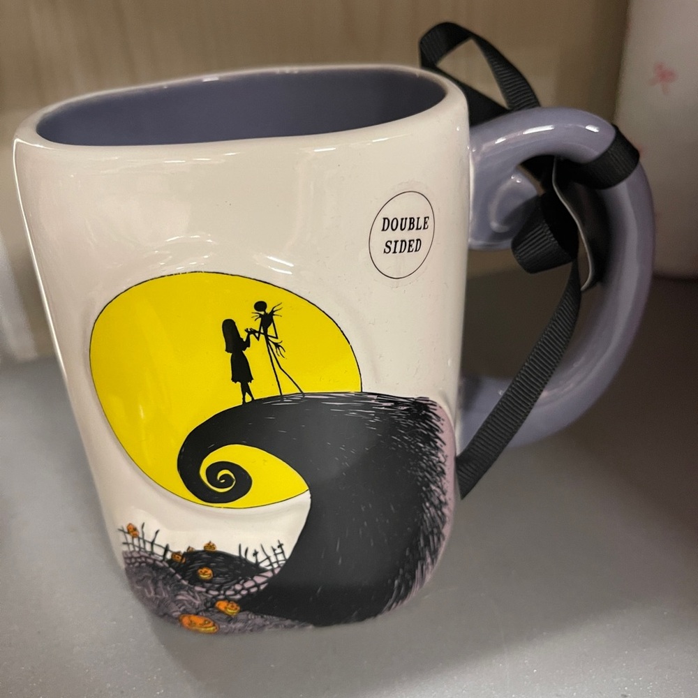 Disney Nightmare Before Christmas Jack Skellington Sally Moon Halloween Mug NWT